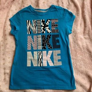 Vintage y2k Nike Blue Tshirt